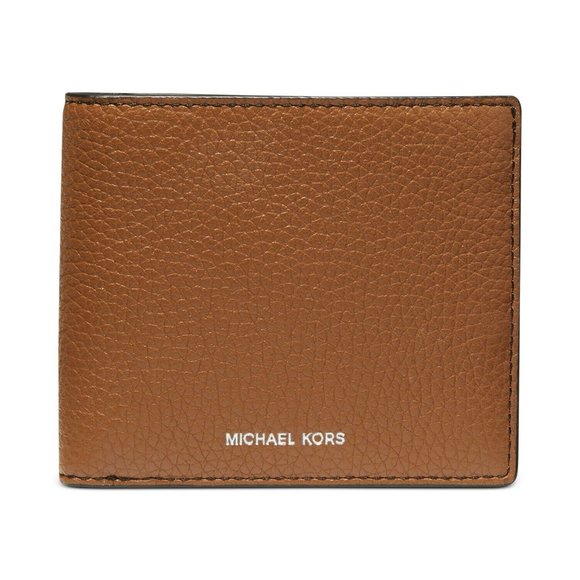 Michael Kors Mens Wallet Brown Mason Leather - Picture 1 of 13